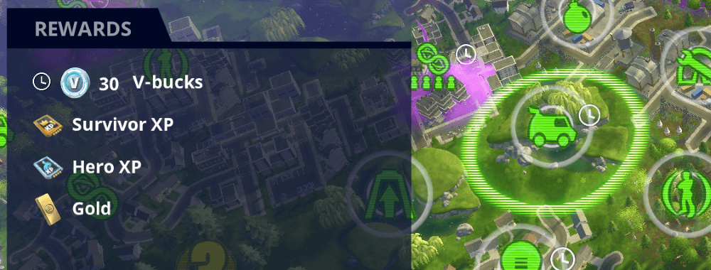 Timed Missions tracking in Fortnite StW - Free the V-Bucks